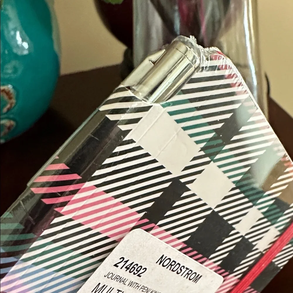 NWT Vera Bradley Kingston Plaid Journal with Pen